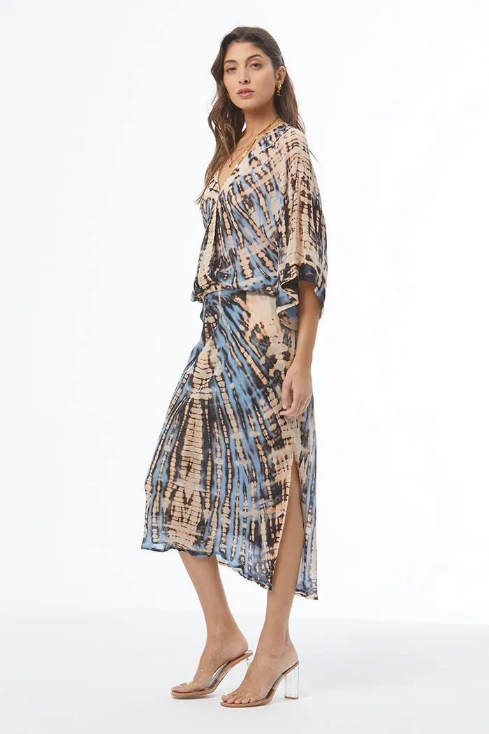 Felicity Chiffon Skirt // Cyan Nexus Wash sold by Young Fabulous & Broke product image thumbnail 2