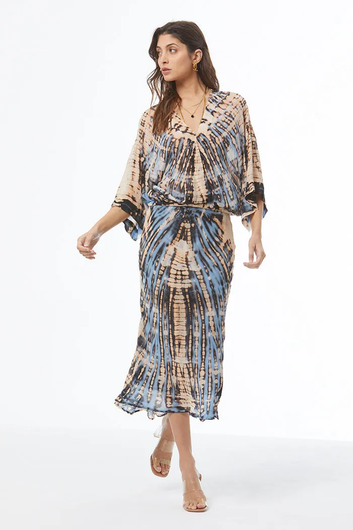 Felicity Chiffon Skirt // Cyan Nexus Wash sold by Young Fabulous & Broke product image thumbnail 4