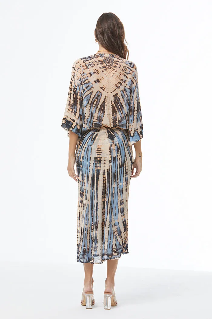 Felicity Chiffon Skirt // Cyan Nexus Wash sold by Young Fabulous & Broke product image thumbnail 5