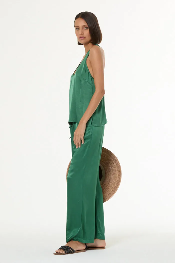 Sage Tank in Heavy Satin // Palm sold by Young Fabulous & Broke product image thumbnail 4