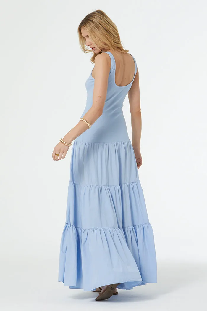 Gabbie Maxi Dress // Cornflower sold by Young Fabulous & Broke product image thumbnail 4