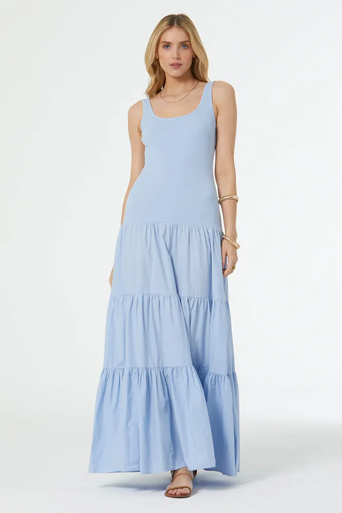 Gabbie Maxi Dress // Cornflower sold by Young Fabulous & Broke