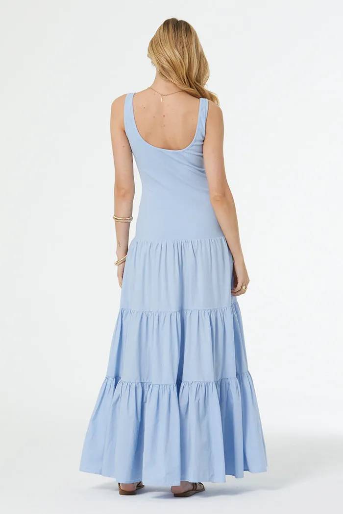 Gabbie Maxi Dress // Cornflower sold by Young Fabulous & Broke product image thumbnail 3