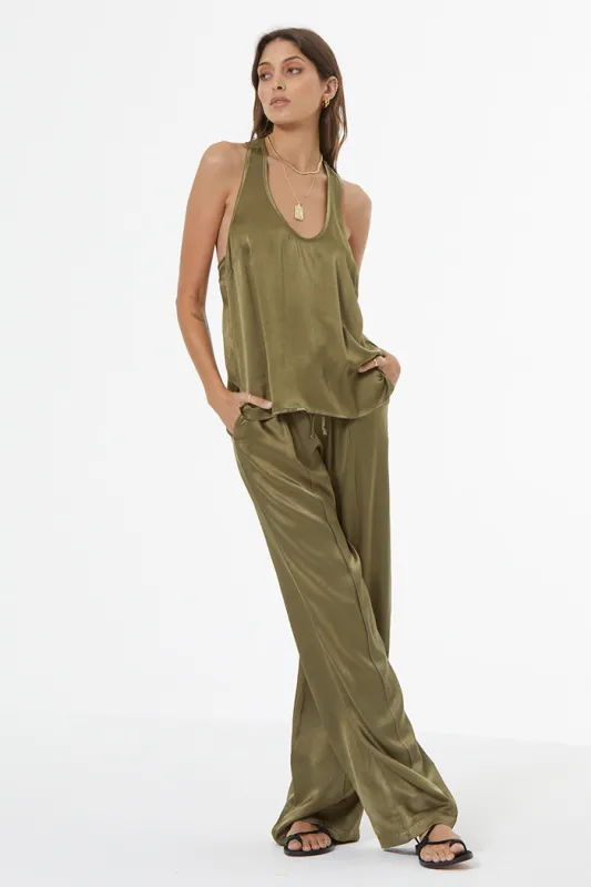 Silky Track Pant // Sea Cucumber sold by Young Fabulous & Broke