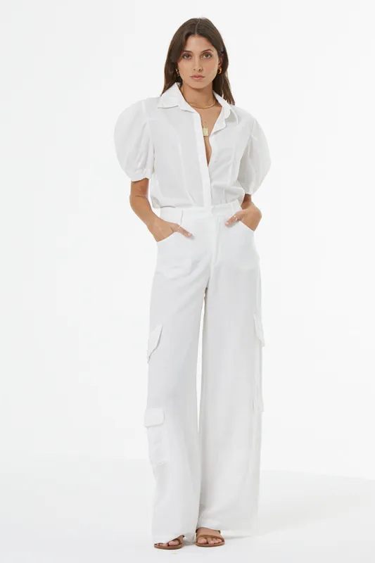 Omar Cargo Pant // Bone sold by Young Fabulous & Broke