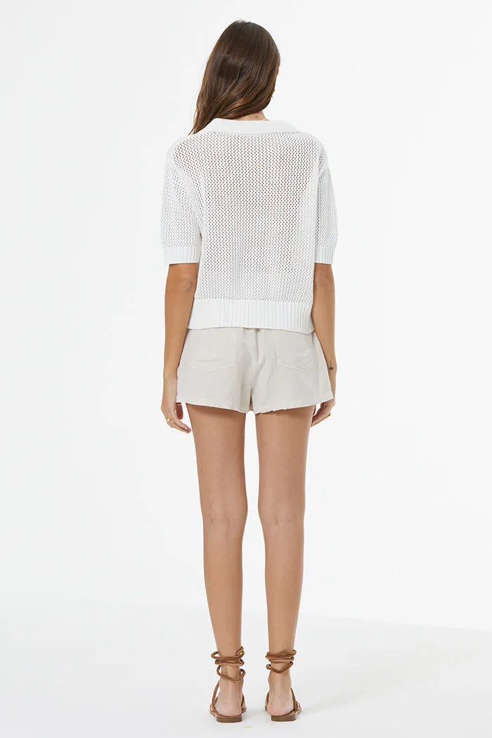 Caro Wrap Skort // Sea Salt Pigment sold by Young Fabulous & Broke product image thumbnail 5