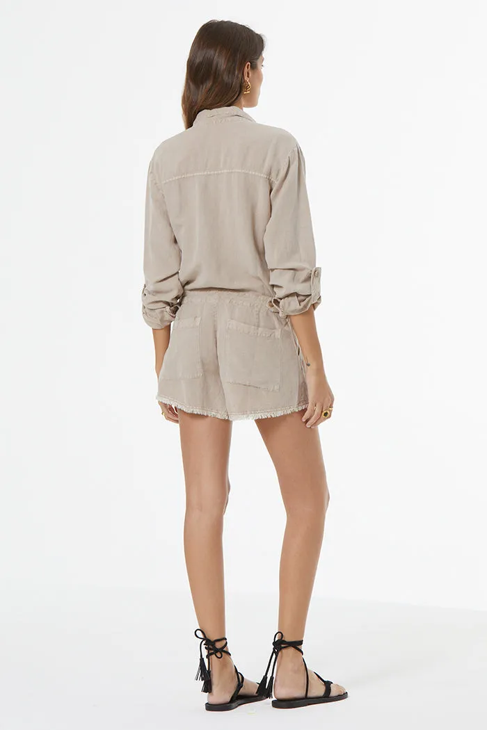 Rea Romper // Sandstone Pigment sold by Young Fabulous & Broke product image thumbnail 3