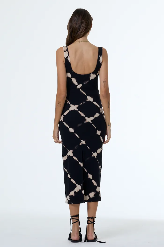 Demios Dress // Black Shibori Wash sold by Young Fabulous & Broke product image thumbnail 5