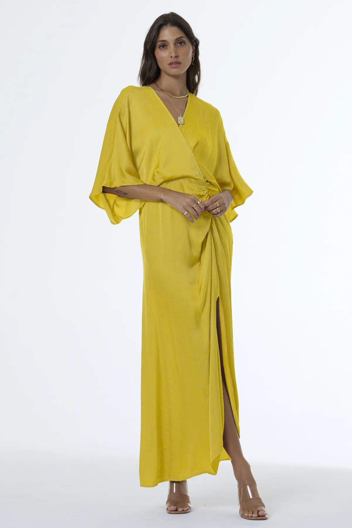 Starlyn Dress // Amber Haze sold by Young Fabulous & Broke