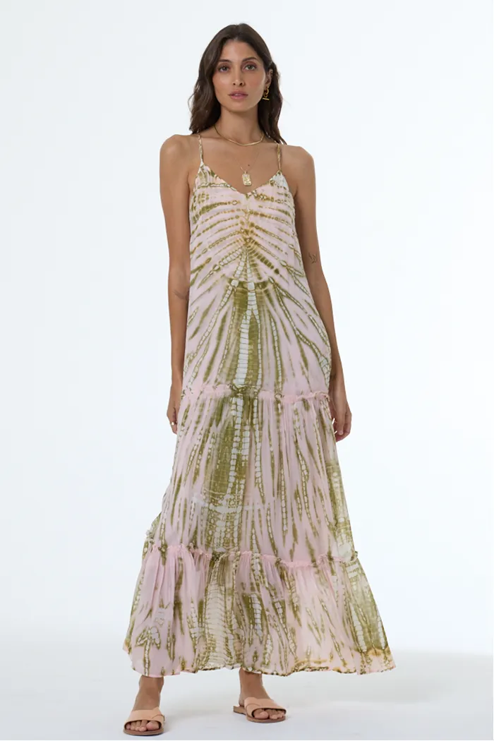 Alani Chiffon Dress // Frosted Pink Nexus Wash sold by Young Fabulous & Broke product image thumbnail 4