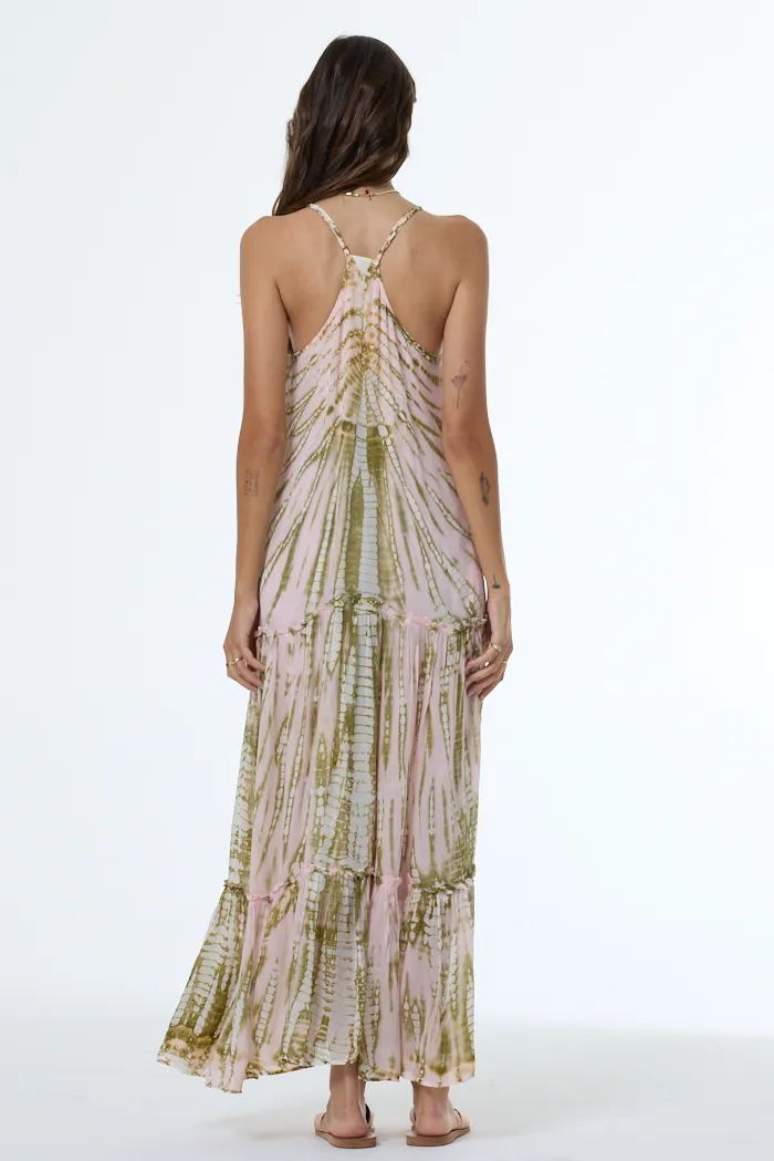 Alani Chiffon Dress // Frosted Pink Nexus Wash sold by Young Fabulous & Broke product image thumbnail 5