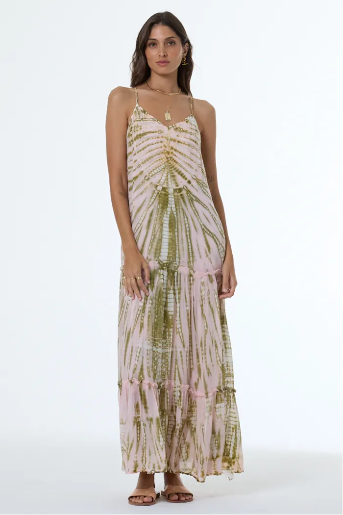 Alani Chiffon Dress // Frosted Pink Nexus Wash sold by Young Fabulous & Broke product image thumbnail 2