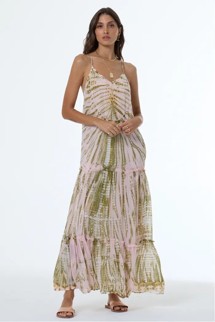 Alani Chiffon Dress // Frosted Pink Nexus Wash sold by Young Fabulous & Broke product image thumbnail 3