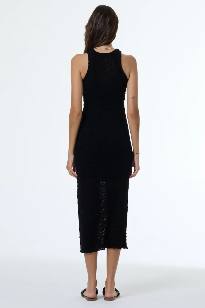 Enele Bouclé Dress // Black sold by Young Fabulous & Broke product image thumbnail 4