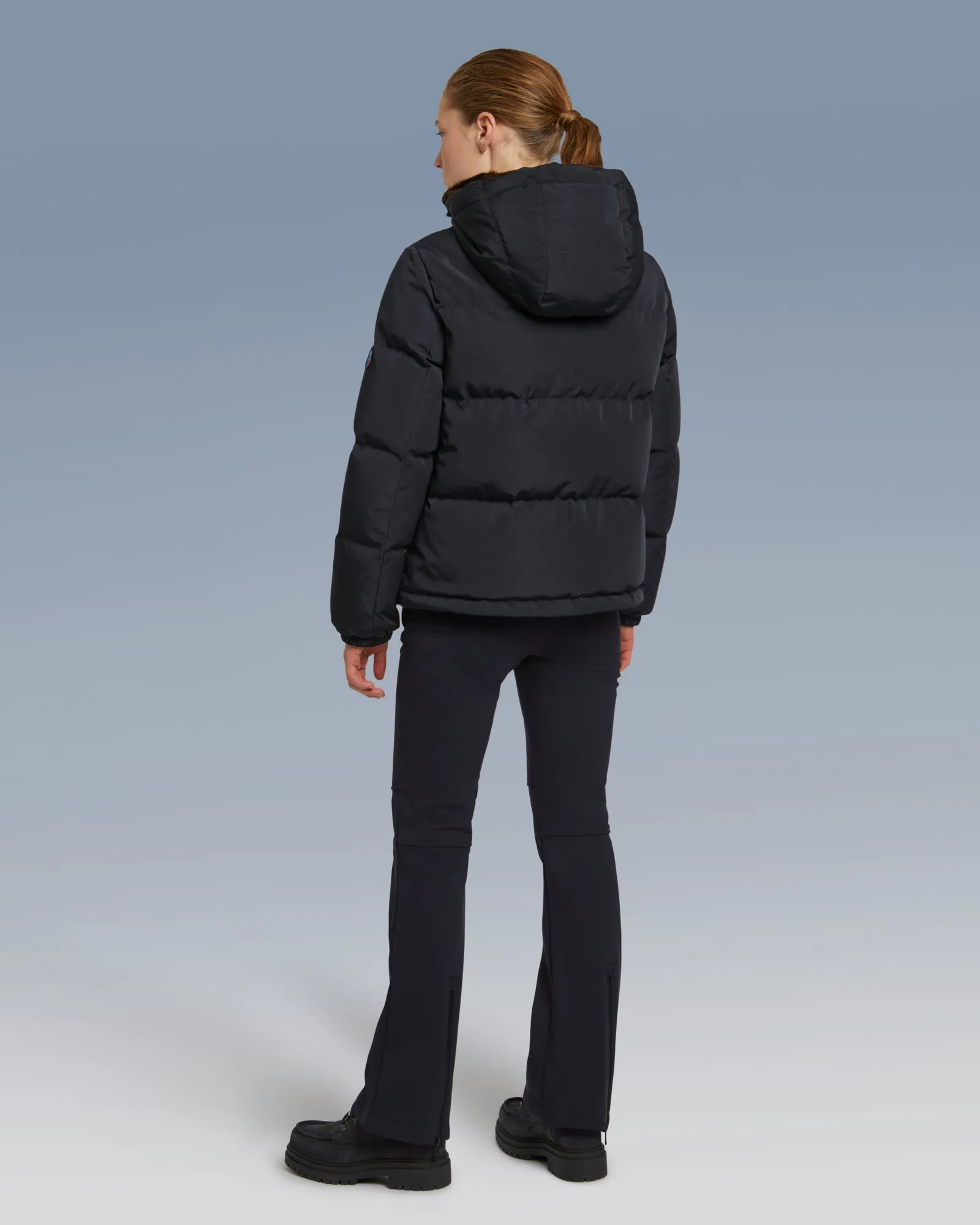 Doudoune courte skiwear avec fourrure de vison imperméable sold by Yves Salomon product image thumbnail 5