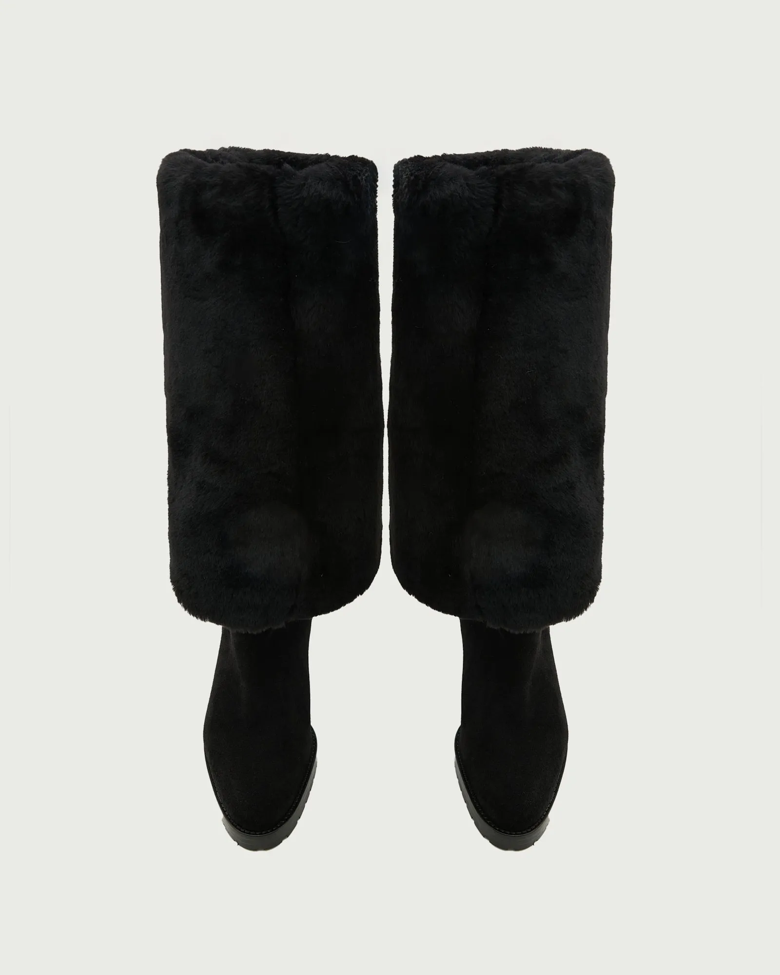 Bottes à talons en peau lainée sold by Yves Salomon product image thumbnail 5