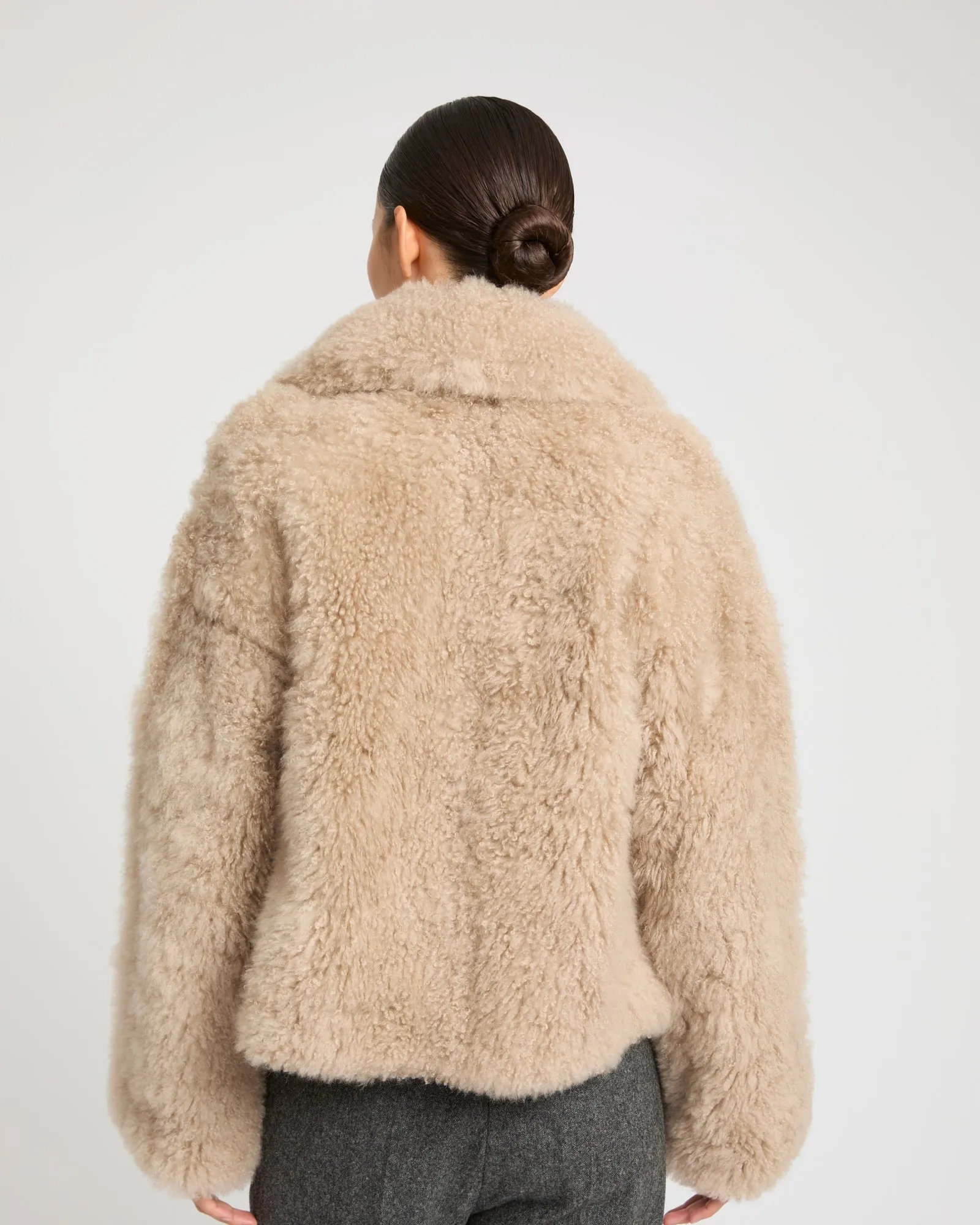 Veste en agneau cachemire et maille Mérinos sold by Yves Salomon product image thumbnail 5