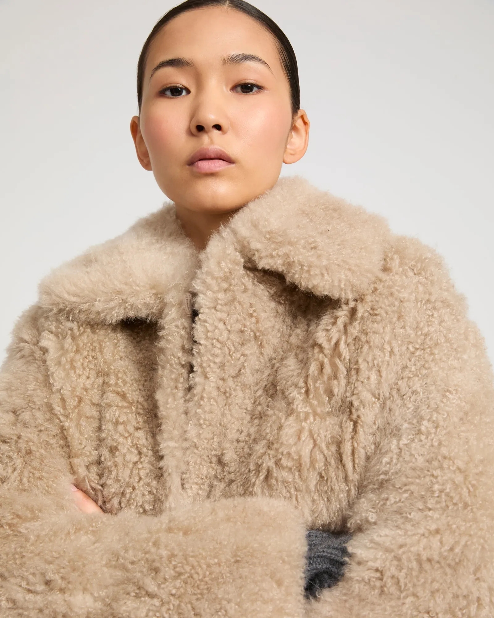 Veste en agneau cachemire et maille Mérinos sold by Yves Salomon product image thumbnail 2