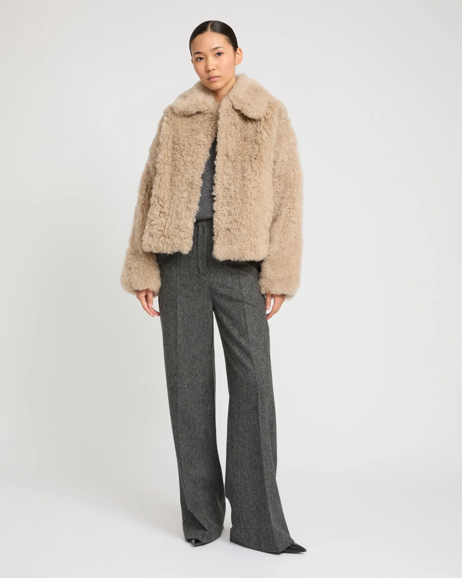 Veste en agneau cachemire et maille Mérinos sold by Yves Salomon product image thumbnail 3