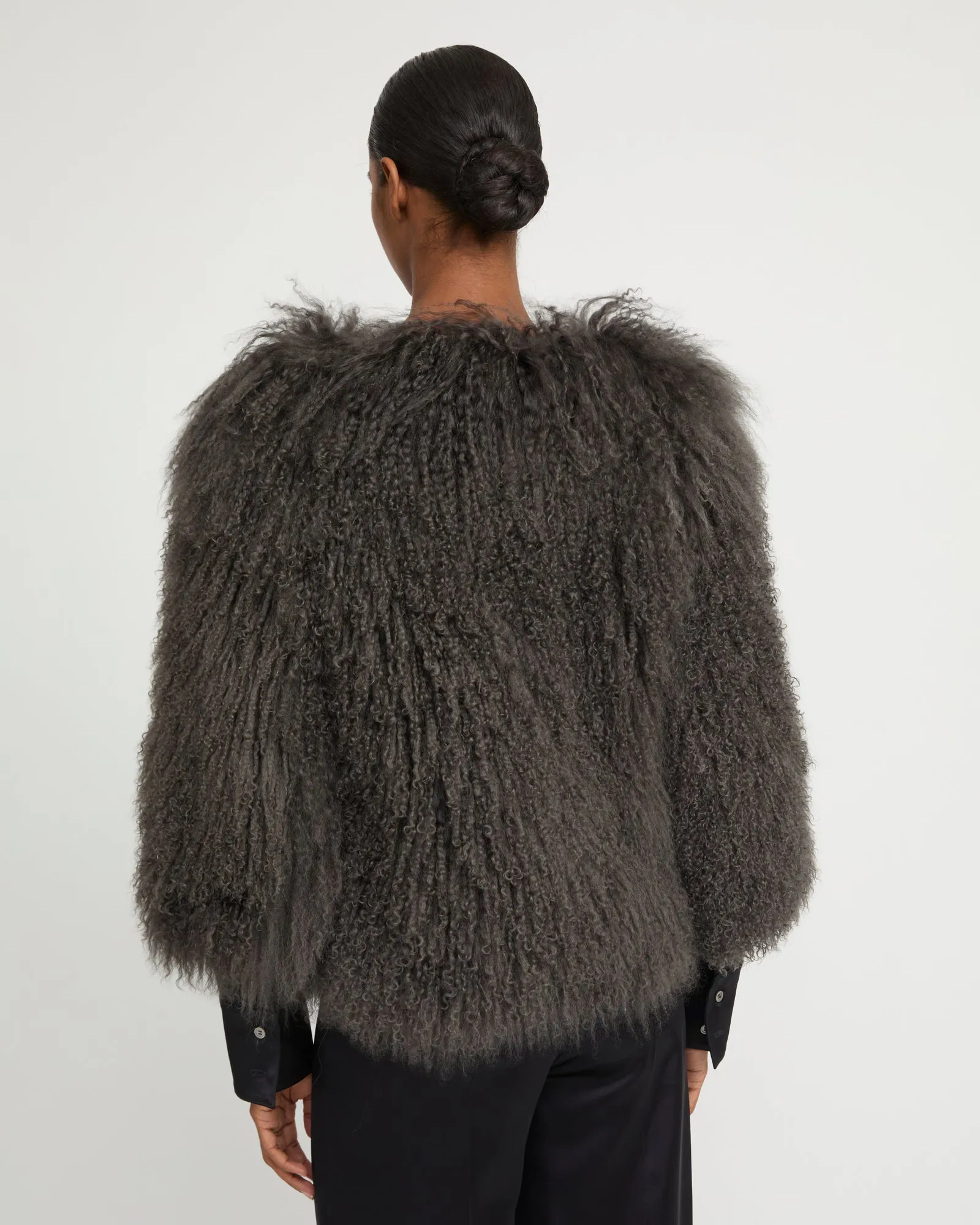 Veste courte en agneau de Mongolie sold by Yves Salomon product image thumbnail 3