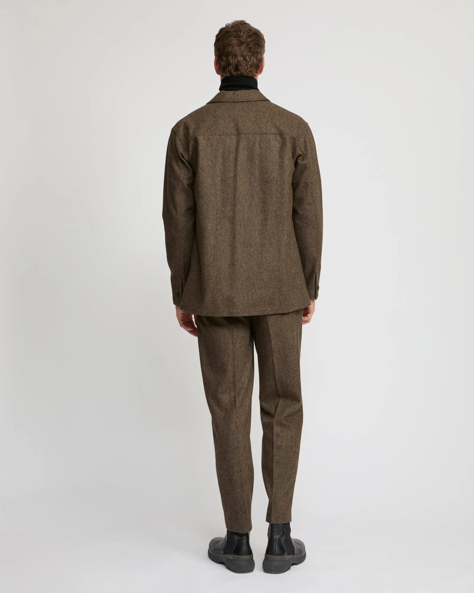 Surchemise en tweed laine et cachemire sold by Yves Salomon product image thumbnail 3