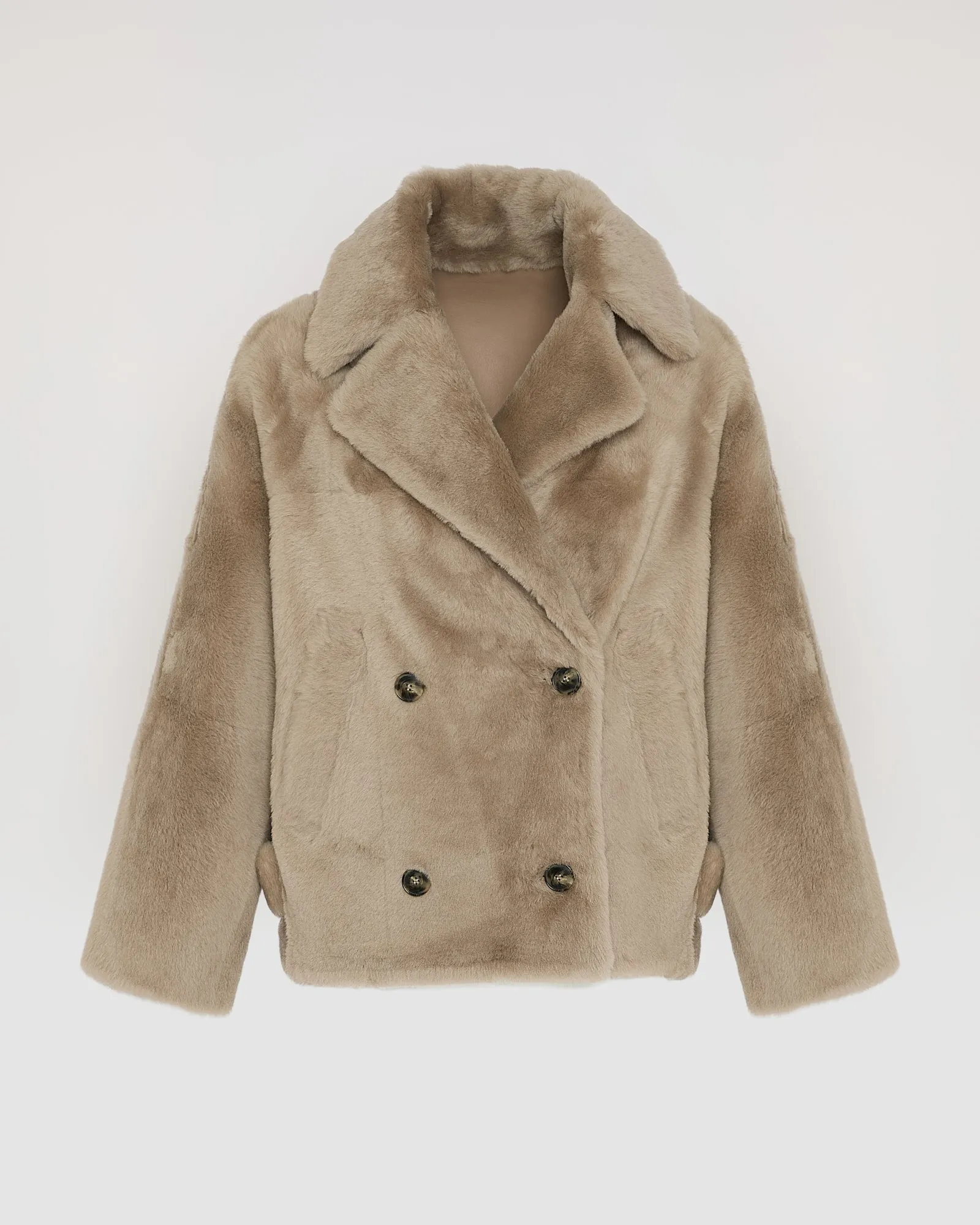 Veste caban en peau lainée sold by Yves Salomon product image thumbnail 5