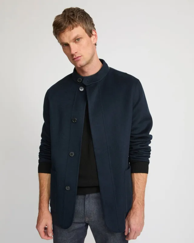 Blazer en tissu double face laine et cachemire made by Yves Salomon
