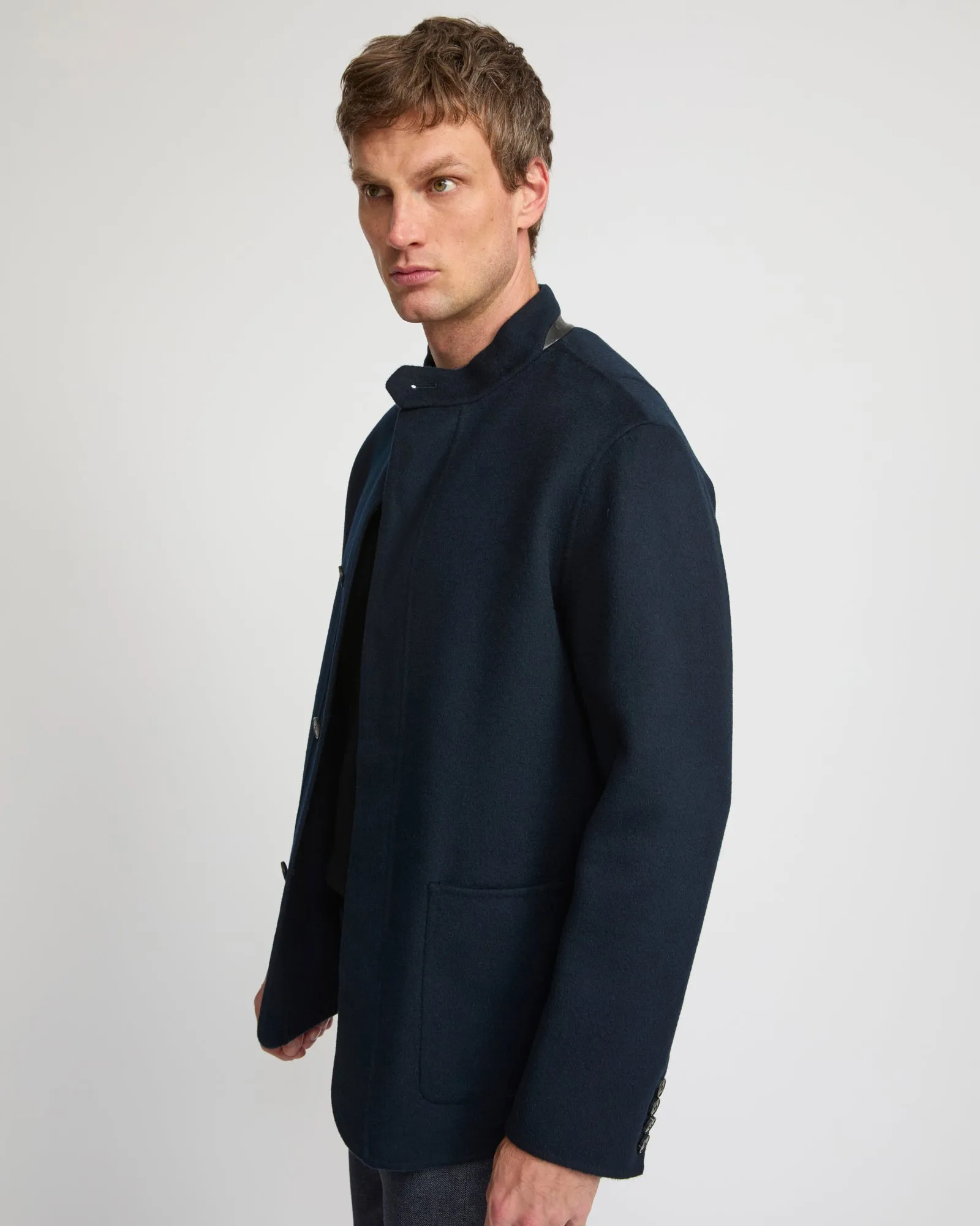 Blazer en tissu double face laine et cachemire sold by Yves Salomon product image thumbnail 2