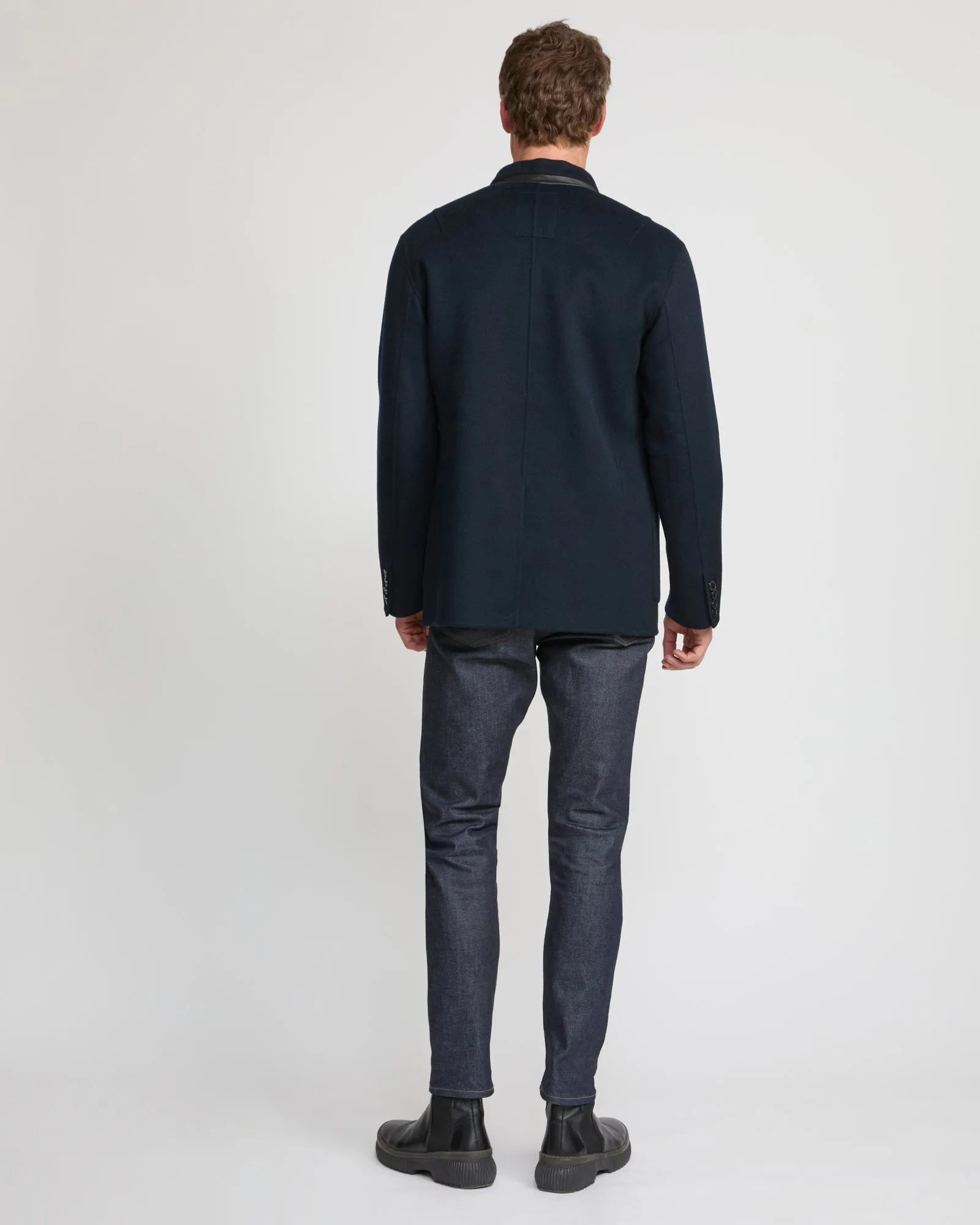 Blazer en tissu double face laine et cachemire sold by Yves Salomon product image thumbnail 5