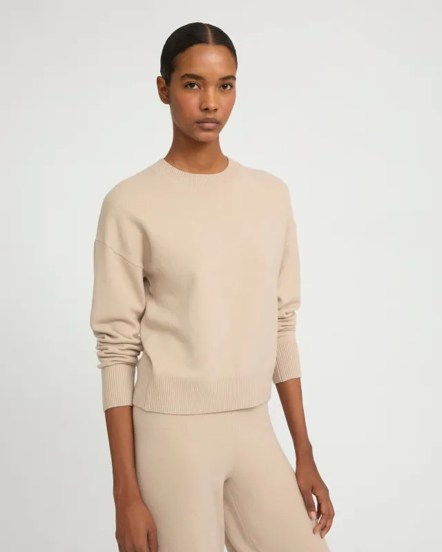 Pull en maille mérinos made by Yves Salomon