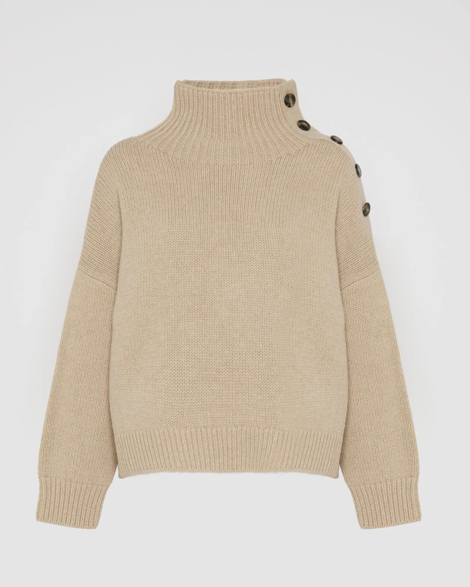Pull oversize en maille lainage cachemire sold by Yves Salomon product image thumbnail 4