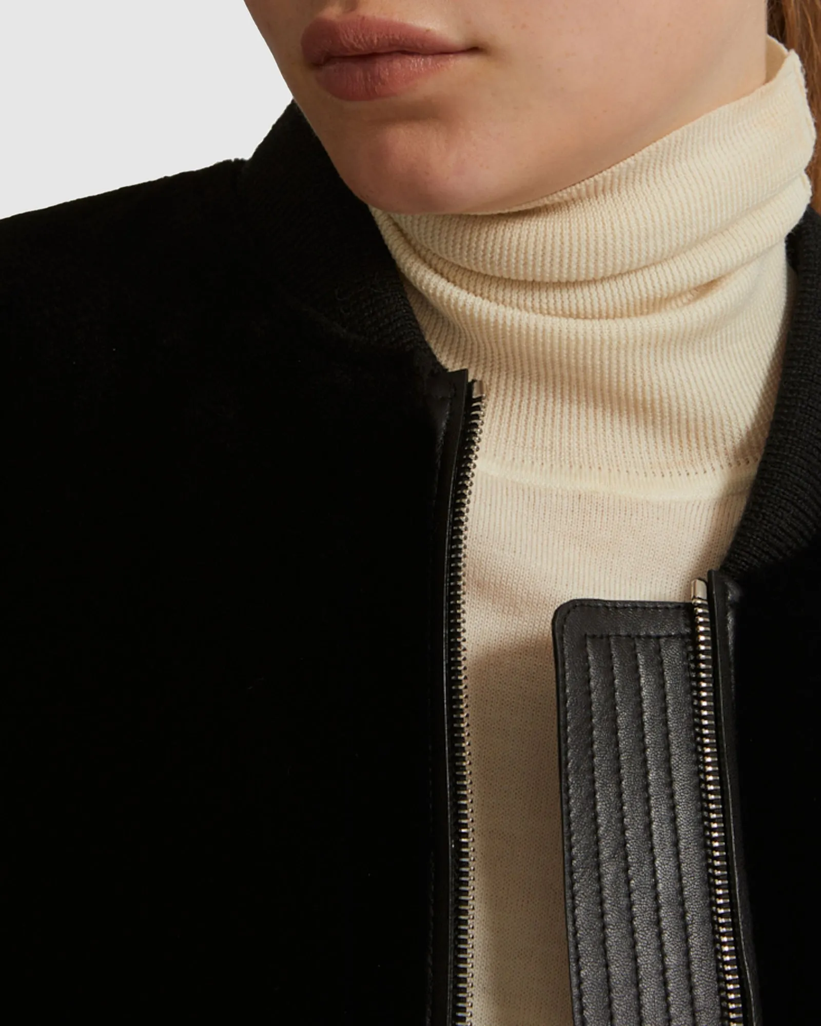 Veste bombers en fourrure de vison rasé sold by Yves Salomon product image thumbnail 4