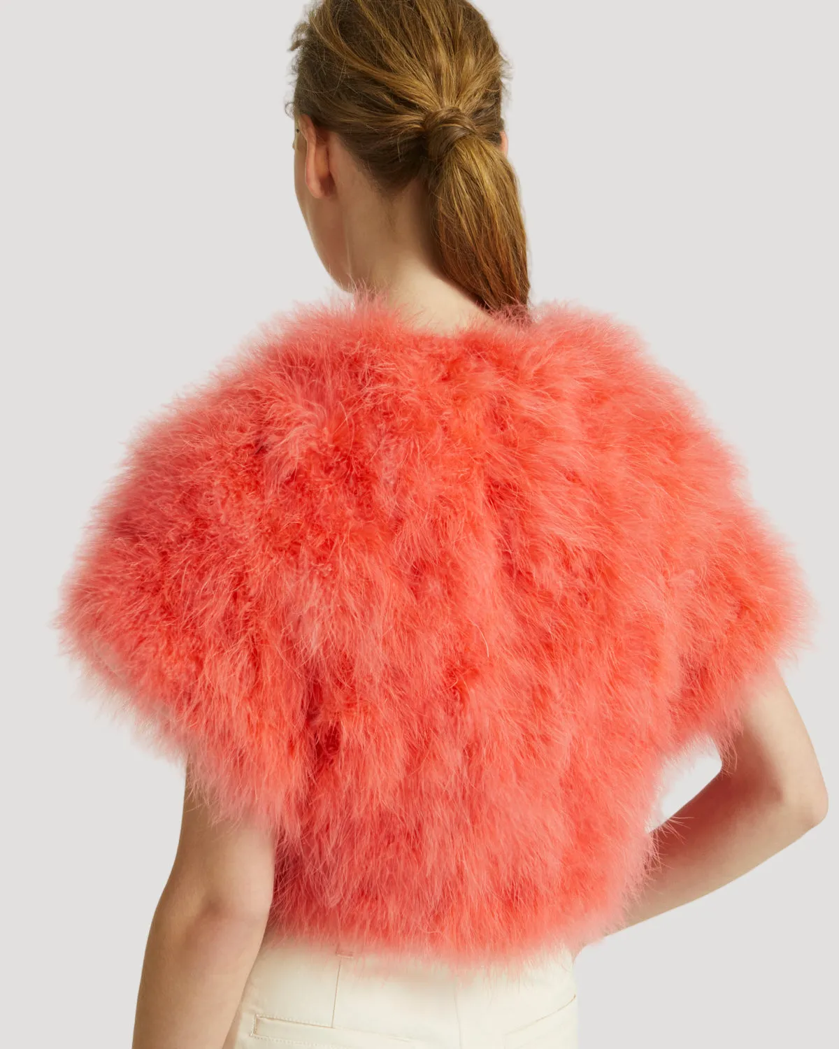 Boléro court en plumes sold by Yves Salomon product image thumbnail 3
