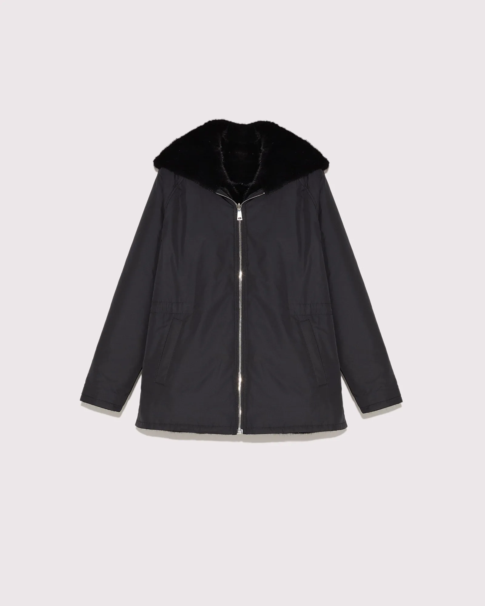 Parka à capuche en tissu technique réversible et fourrure de vison sold by Yves Salomon product image thumbnail 5