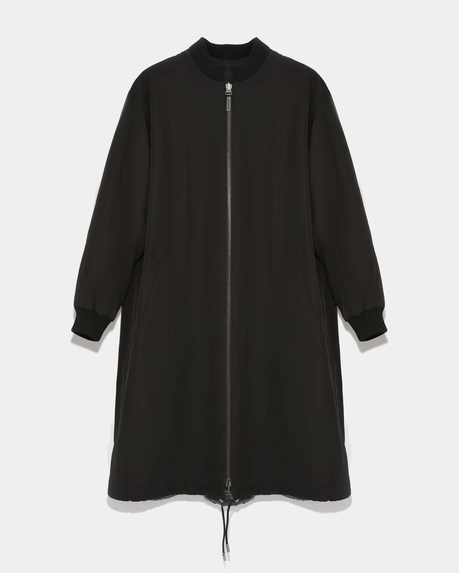 Parka bomber réversible en tissu technique déperlant et fourrure de vison à poils longs sold by Yves Salomon product image thumbnail 3