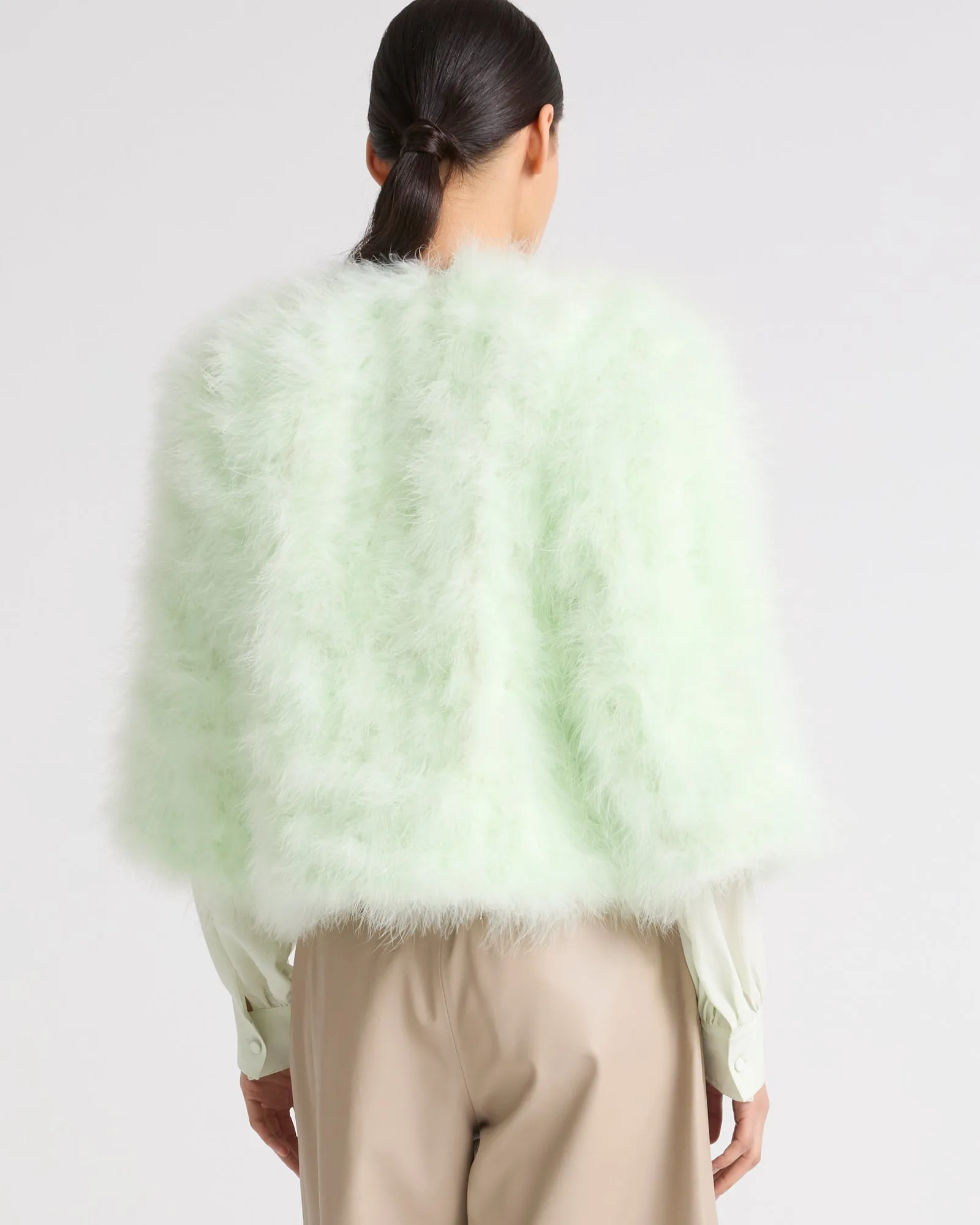 Veste courte en plumes sold by Yves Salomon product image thumbnail 3