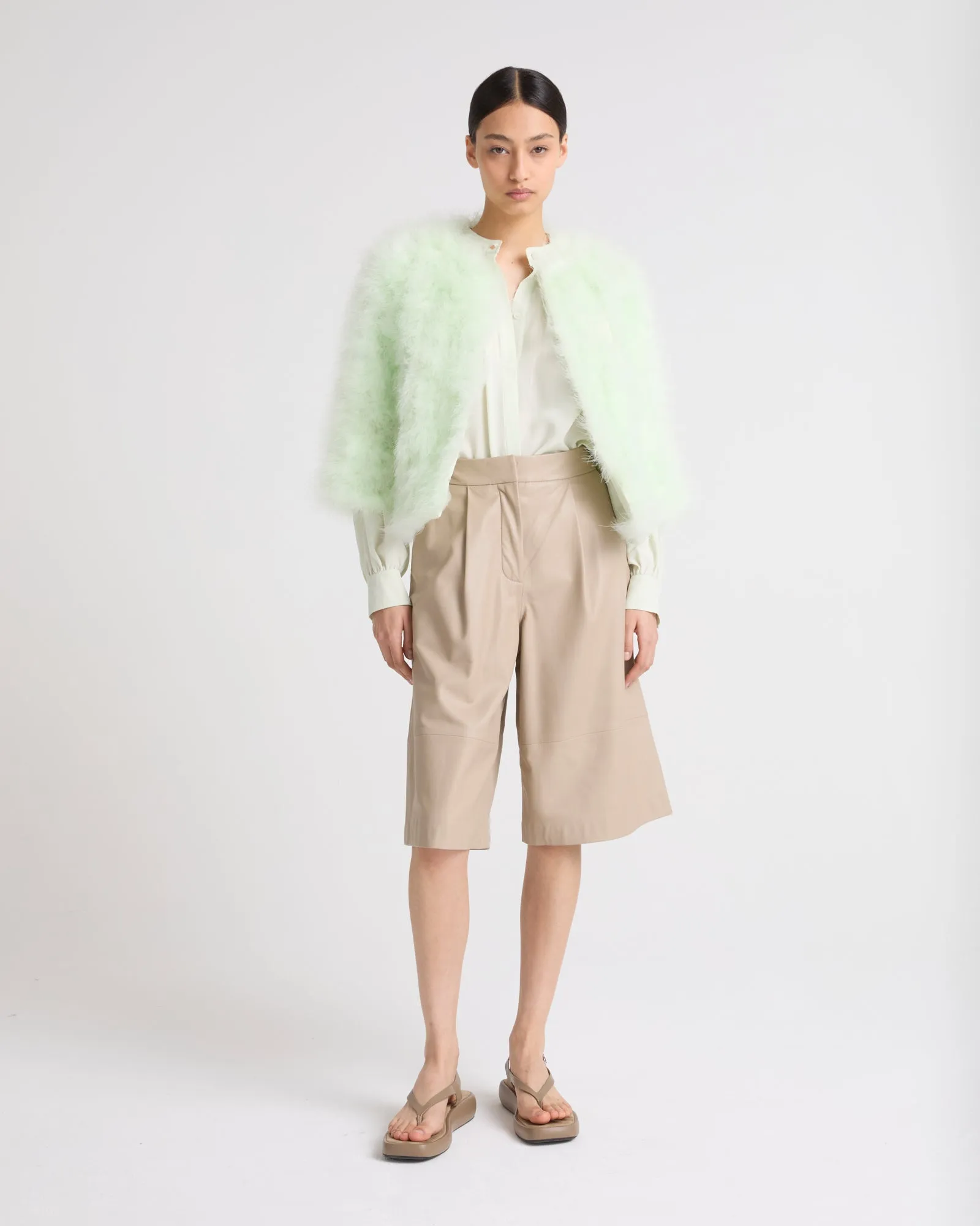 Veste courte en plumes sold by Yves Salomon product image thumbnail 2
