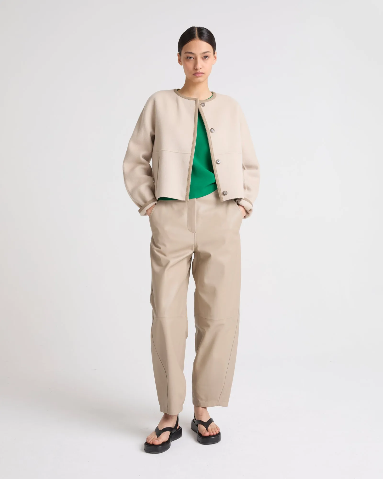 Petite veste en lainage cachemire sold by Yves Salomon product image thumbnail 4