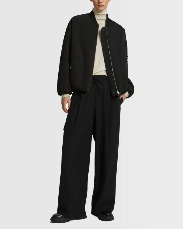 Bomber réversible en tissu technique déperlant et fourrure de vison à poils longs sold by Yves Salomon