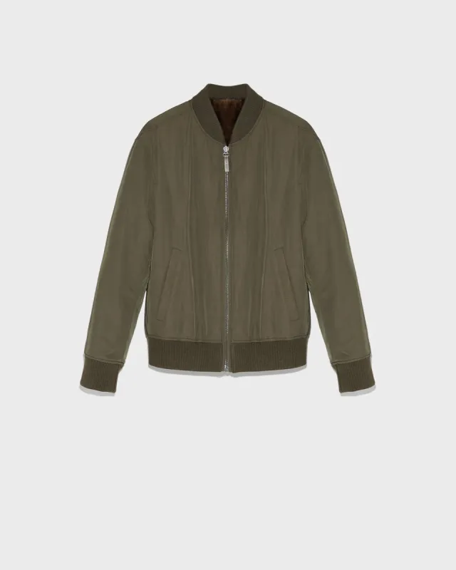 Veste teddy en tissu technique réversible en fourrure de vison sold by Yves Salomon