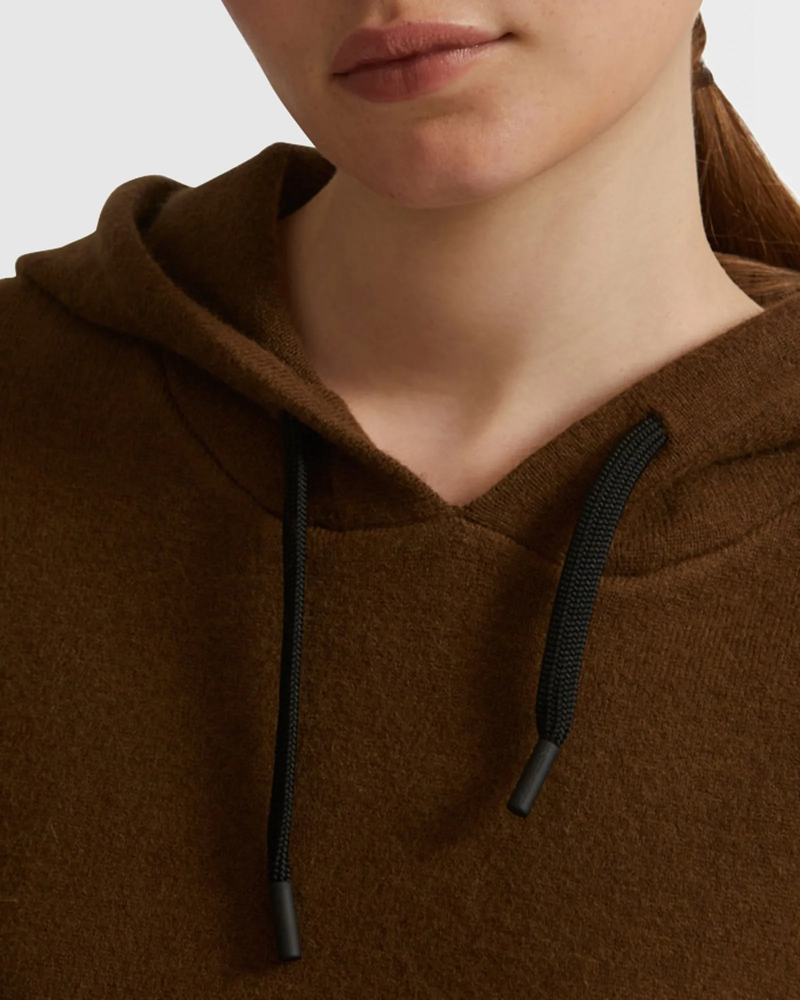 Hoodie à capuche en maille lainage Angora sold by Yves Salomon product image thumbnail 4