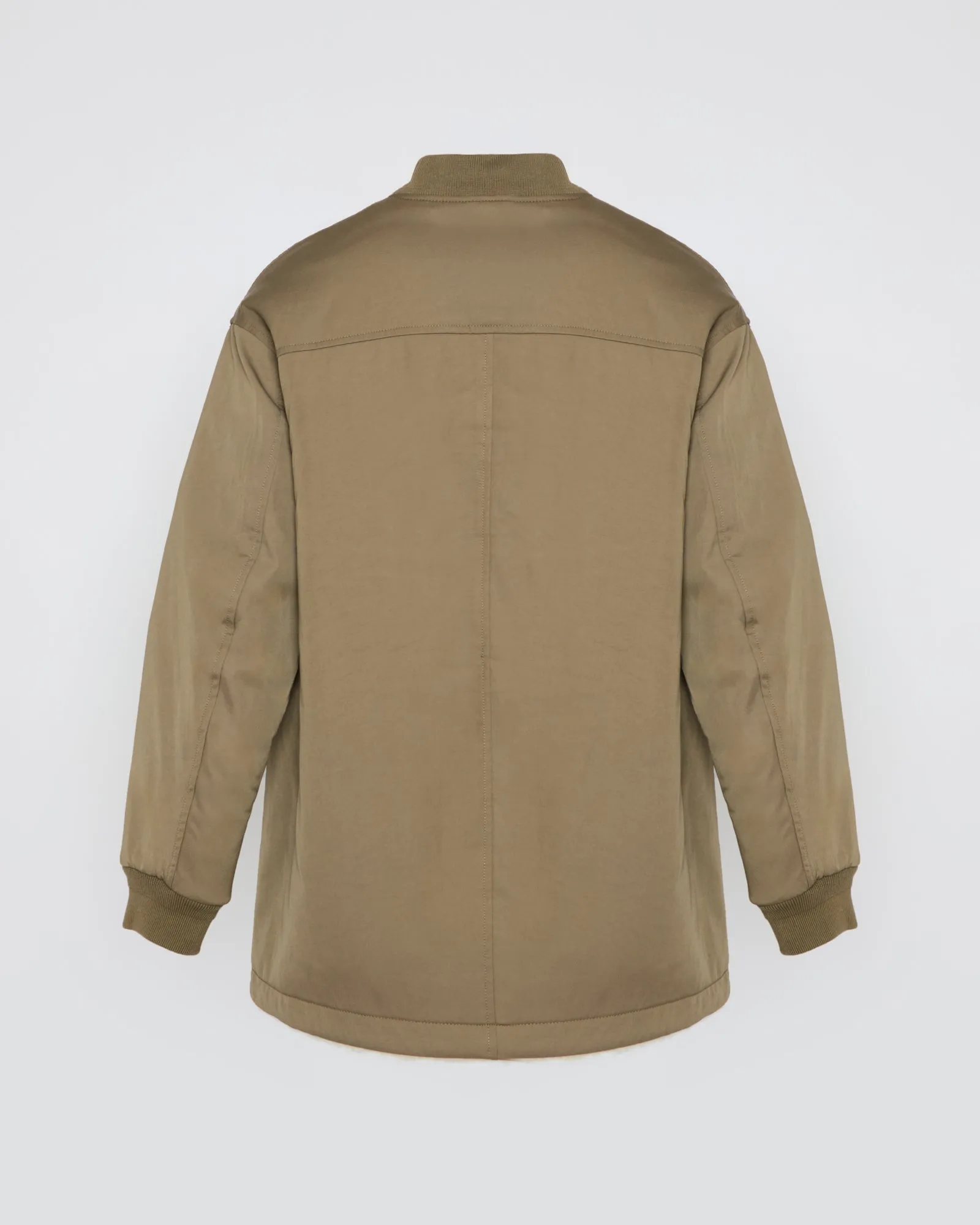 Teddy long en peau lainée réversible drill polycoton sold by Yves Salomon product image thumbnail 2