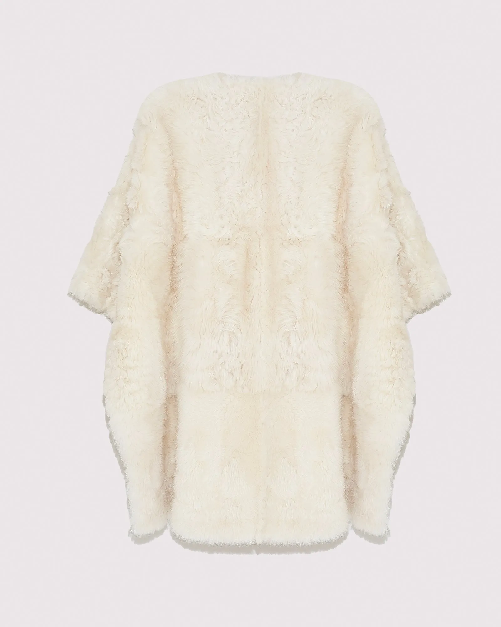 Cape ceinturée en agneau de Toscane silky sold by Yves Salomon product image thumbnail 3