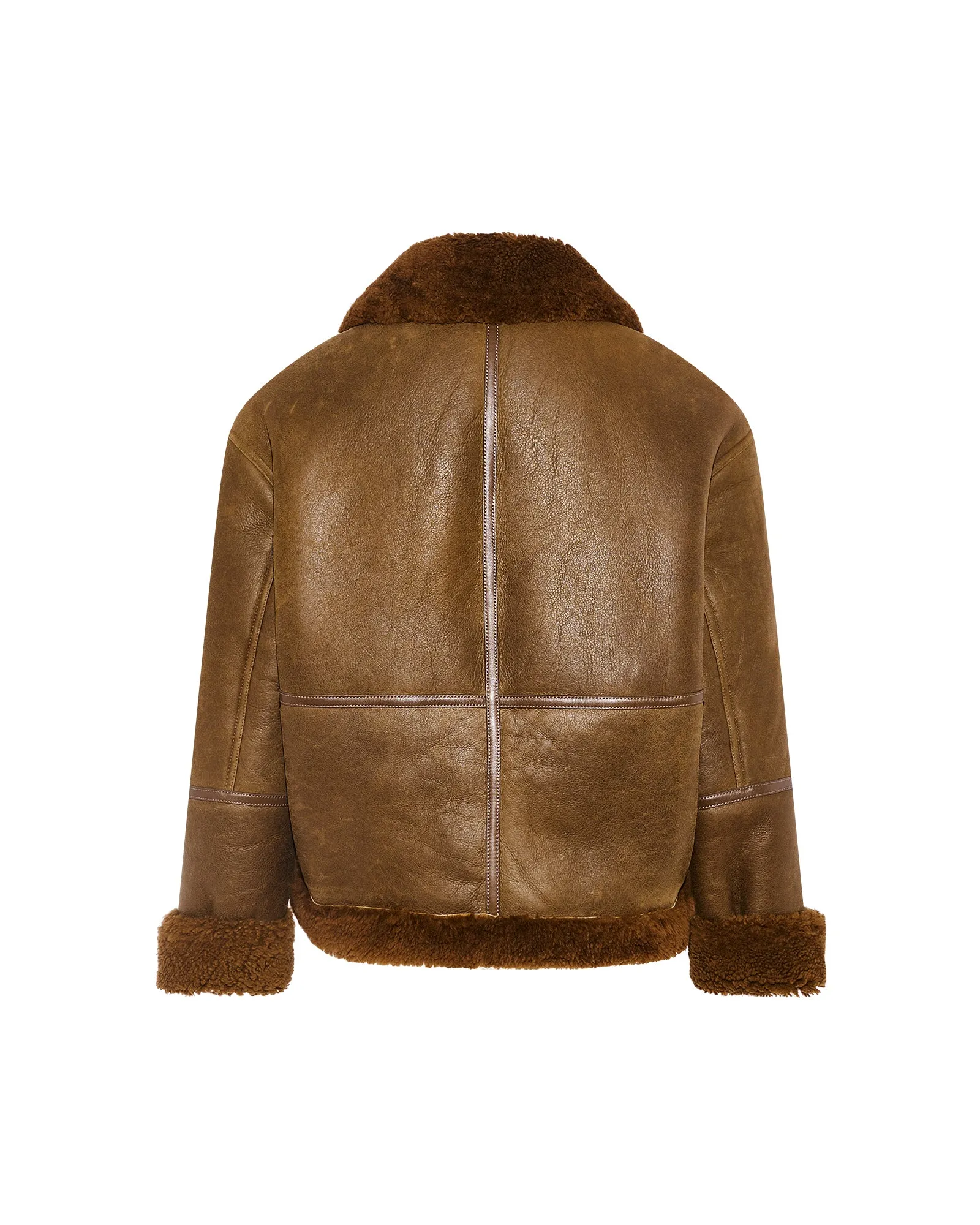 Veste bombers en agneau mérinos sold by Yves Salomon product image thumbnail 2