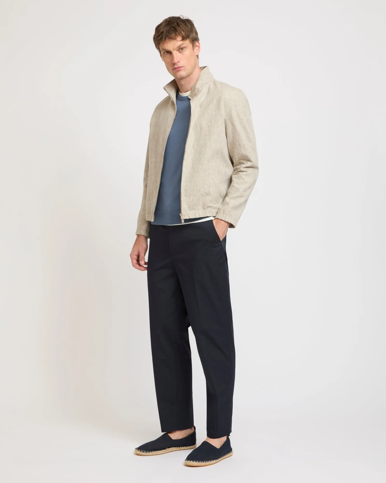 Veste en lin sold by Yves Salomon product image thumbnail 2