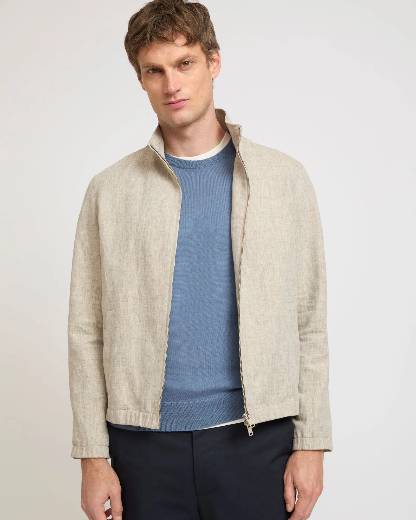 Veste en lin sold by Yves Salomon product image thumbnail 3