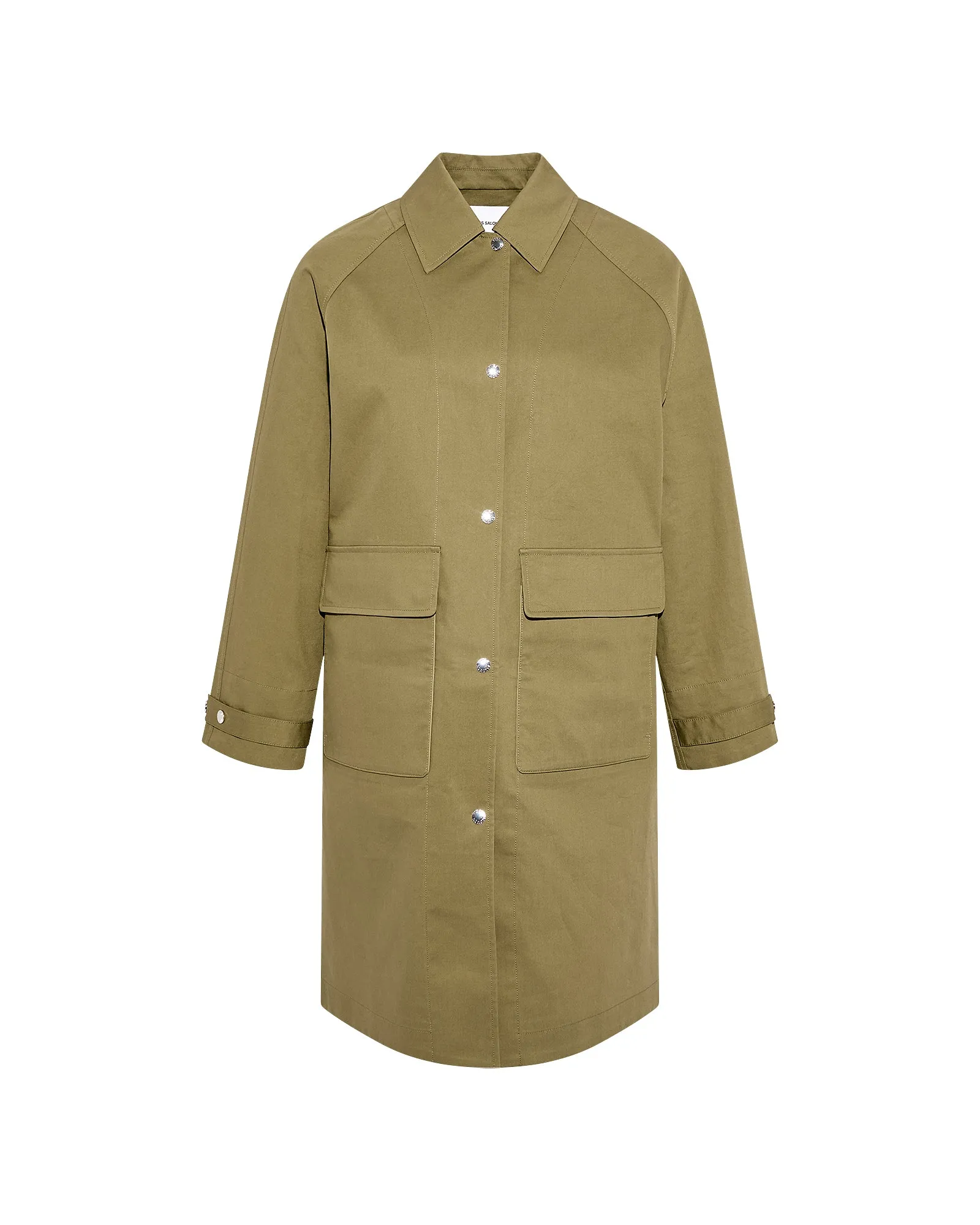 Manteau en coton double face bicolore sold by Yves Salomon product image thumbnail 5