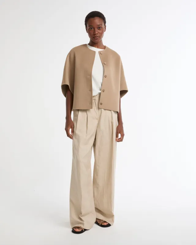 Veste en lainage cachemire double face made by Yves Salomon