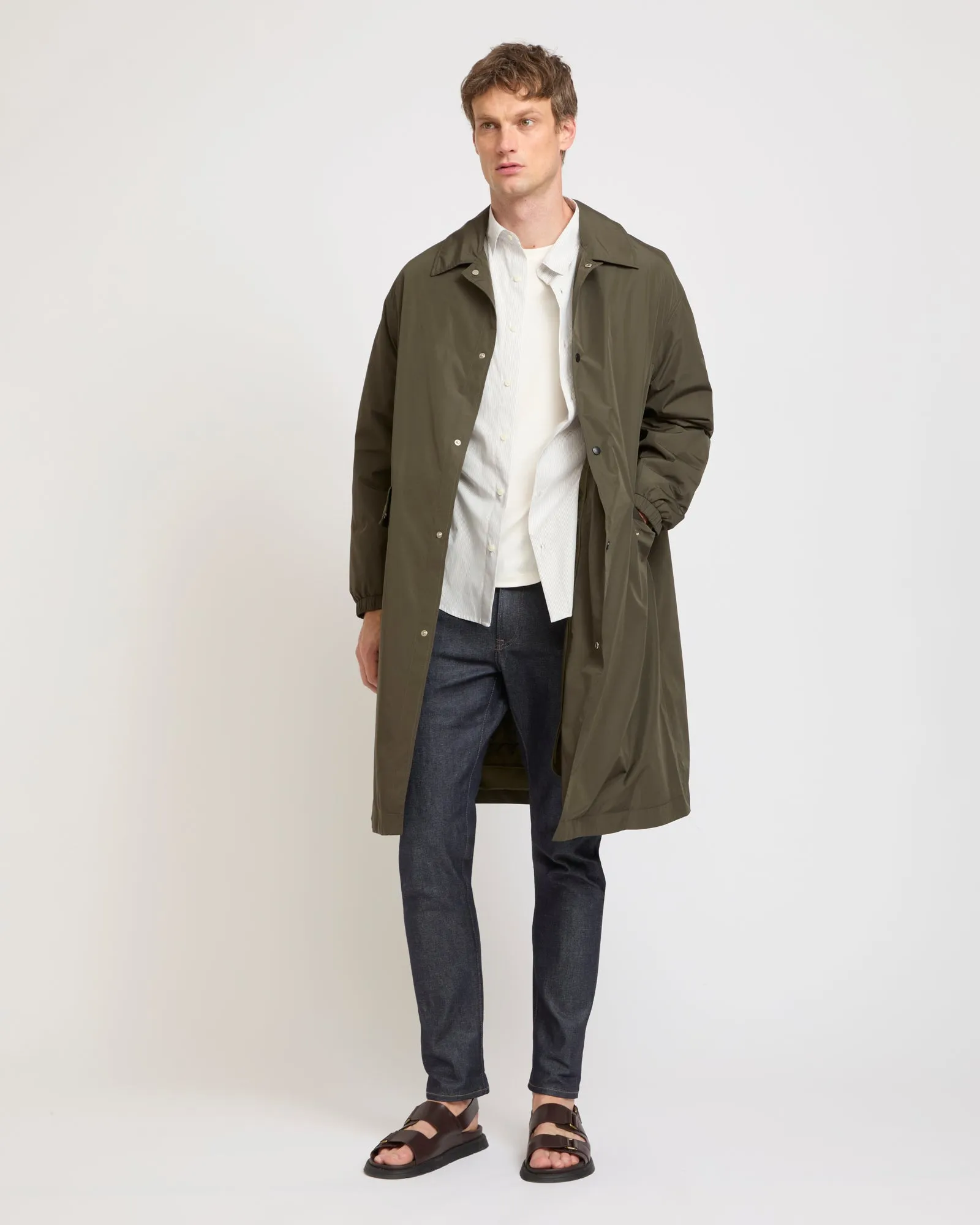 Parka en tissu technique imperméable sold by Yves Salomon product image thumbnail 2
