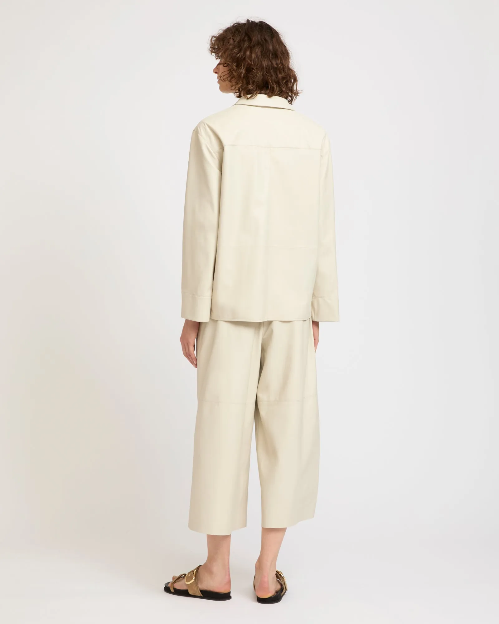 Veste en cuir d'agneau sold by Yves Salomon product image thumbnail 3